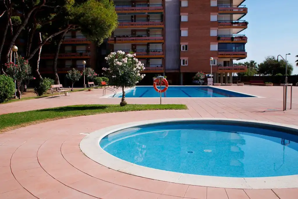 Swimming pool of Flat for sale in Torredembarra  with Heating, Terrace and Storage room