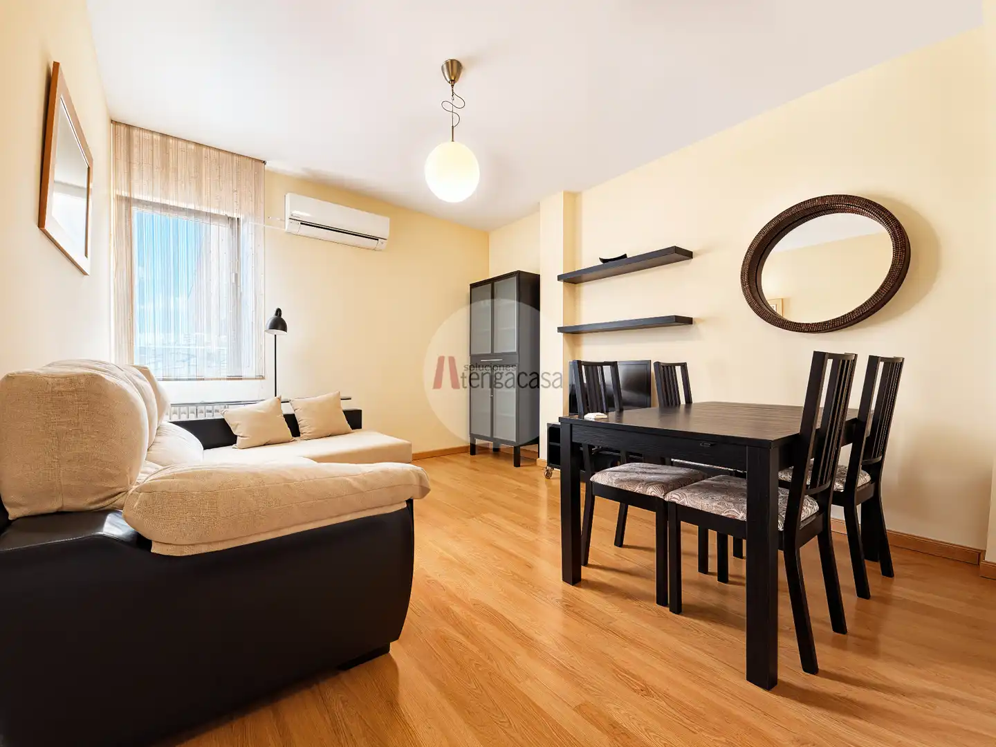 Sala de estar de Piso de alquiler en Madrid con Aire acondicionado, Calefacción y Parquet