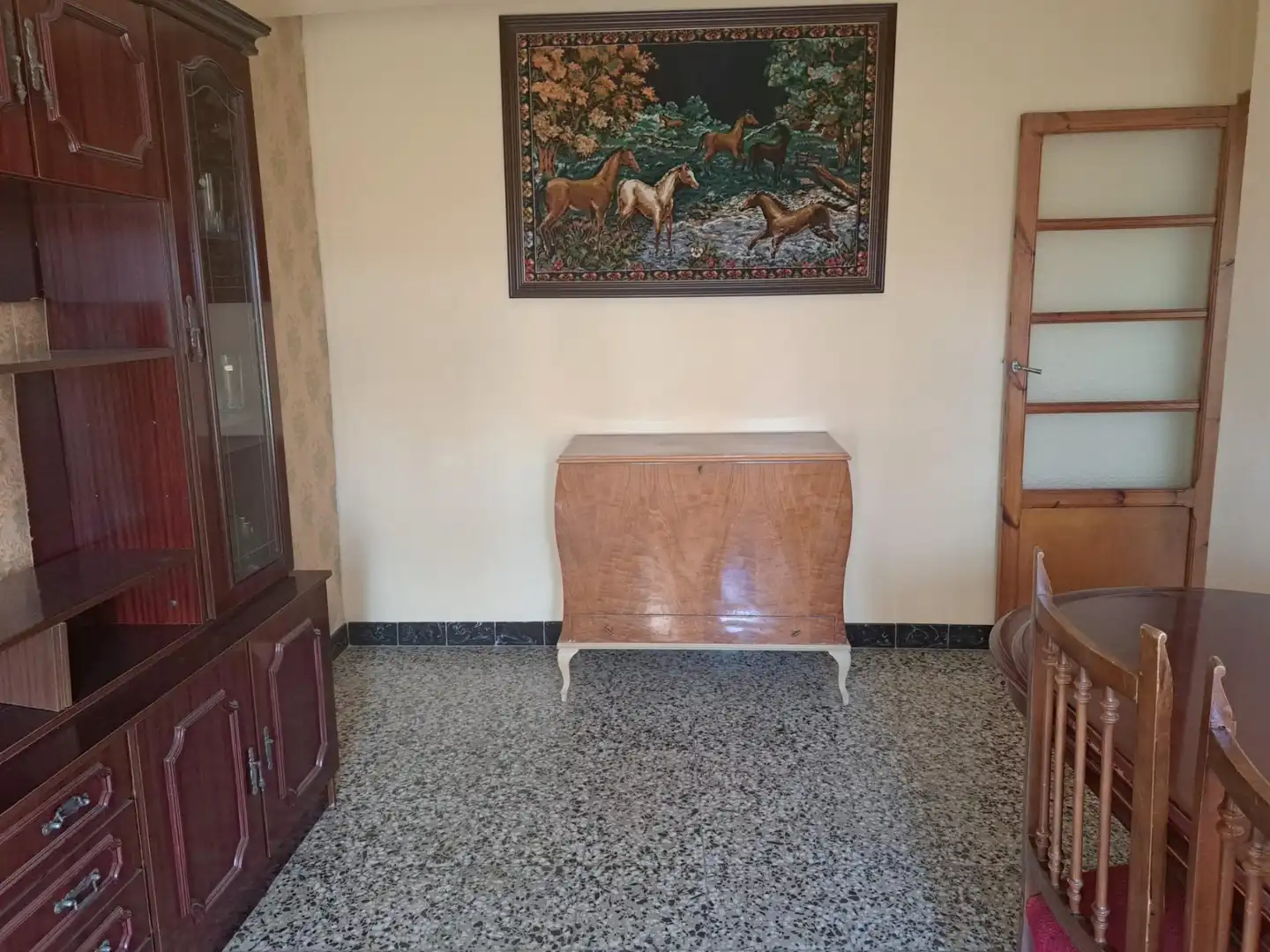 Sala de estar de Casa adosada en venta en Requena con Trastero