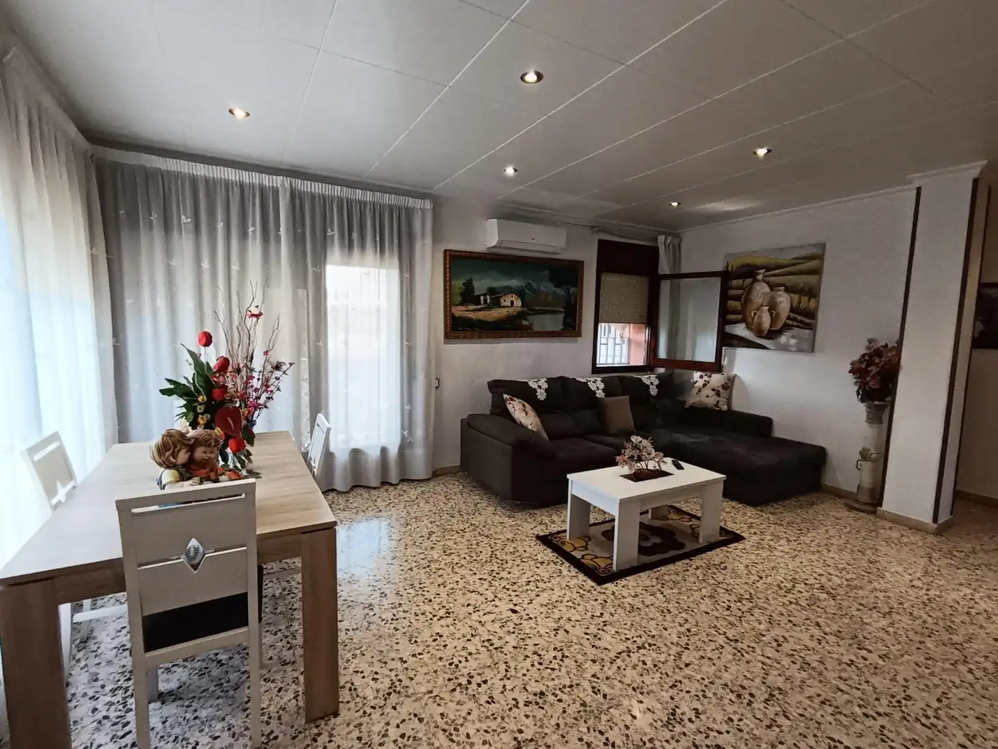 Living room of Houses for sale in Sentmenat  with Air Conditioner, Heating and Private garden