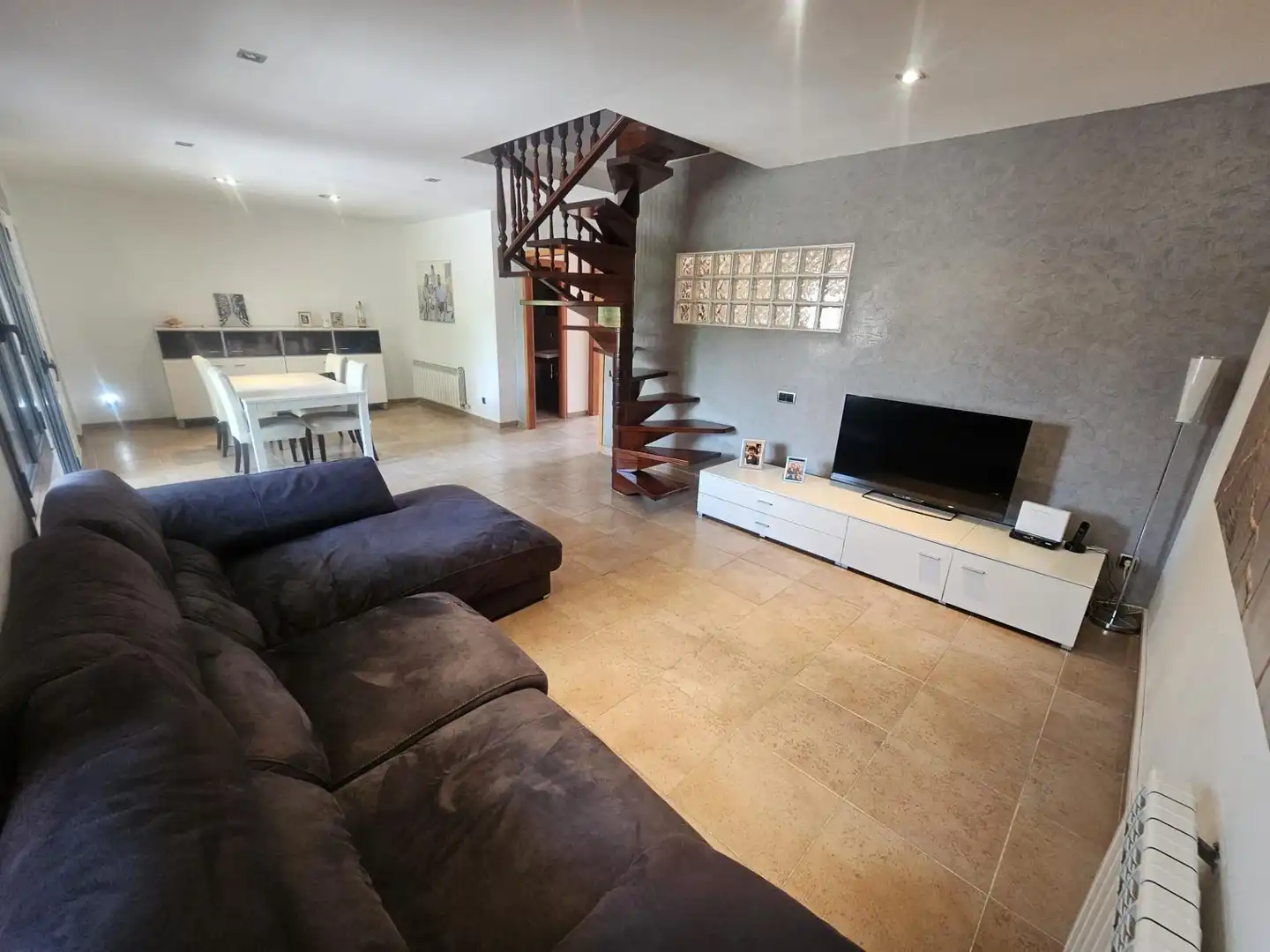 Sala de estar de Dúplex en venta en Sant Celoni con Terraza y Balcón