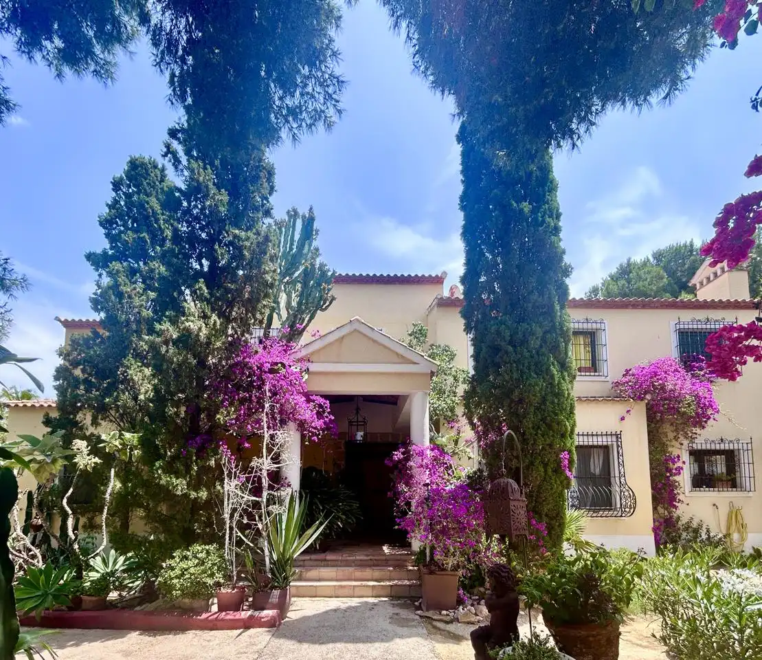 Exterior view of Houses for sale in Alicante / Alacant  with Air Conditioner, Private garden and Terrace