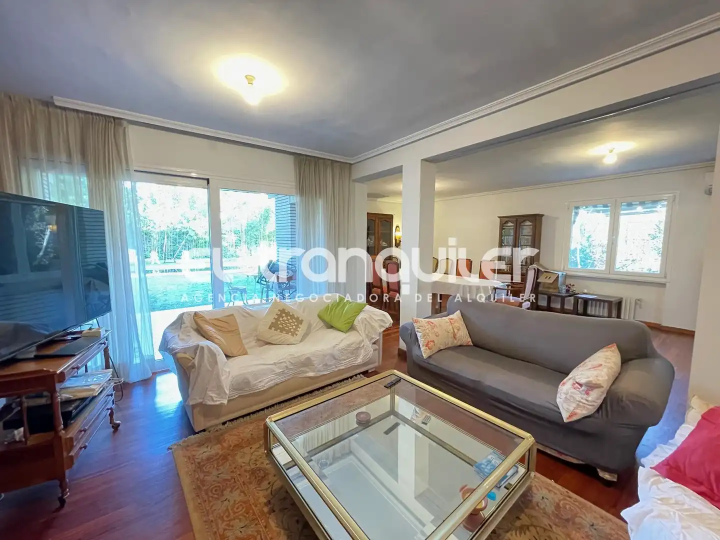 Wohnzimmer von Haus oder Chalet zur Miete in Fuente del Fresno mit Privatgarten, Schwimmbad und Möbliert