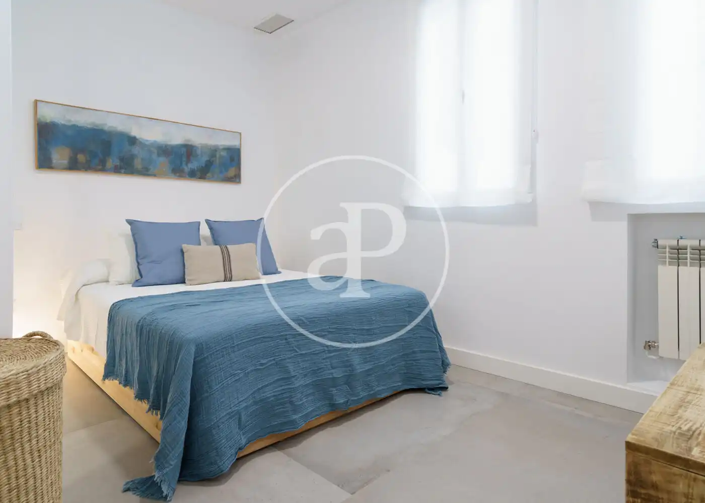 Bedroom of Flat for rent in Madrid  with Air Conditioner, Heating and Furnished