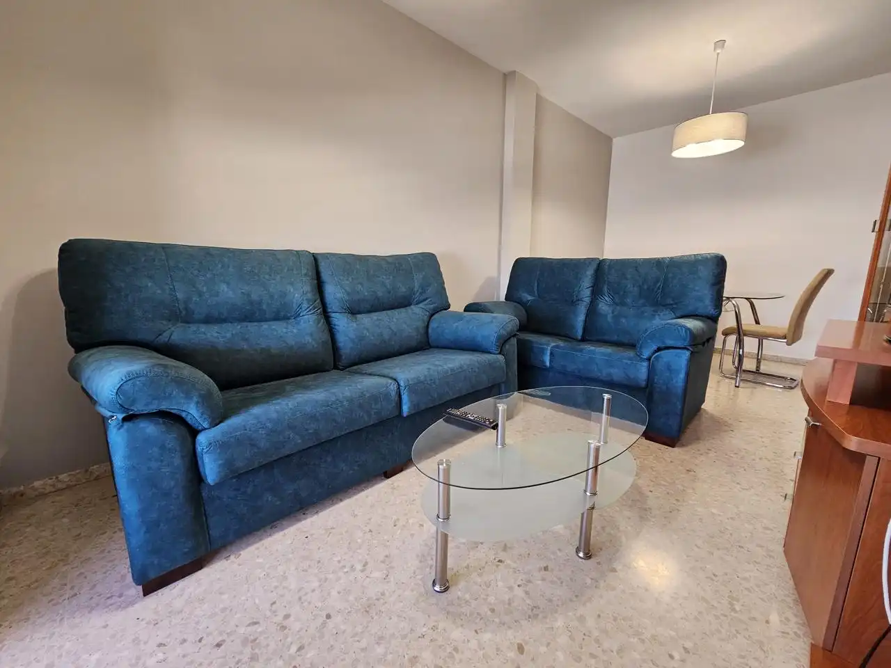 Living room of Flat for rent in Jerez de la Frontera  with Air Conditioner, Terrace and Furnished