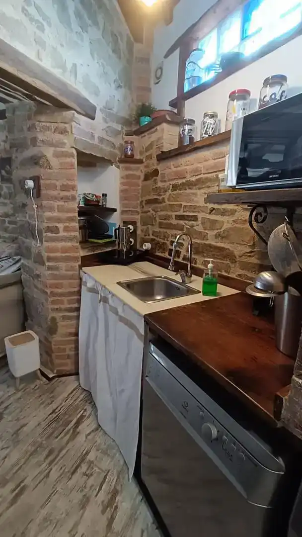 Cuina de Finca rústica en venda en Mieres (Asturias) amb Balcó