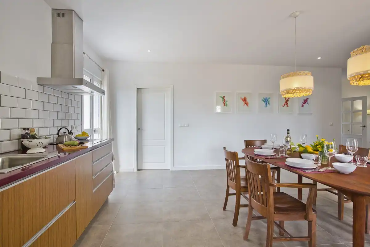 Cocina de Finca rústica en venta en Ronda con Jardín privado, Terraza y Piscina