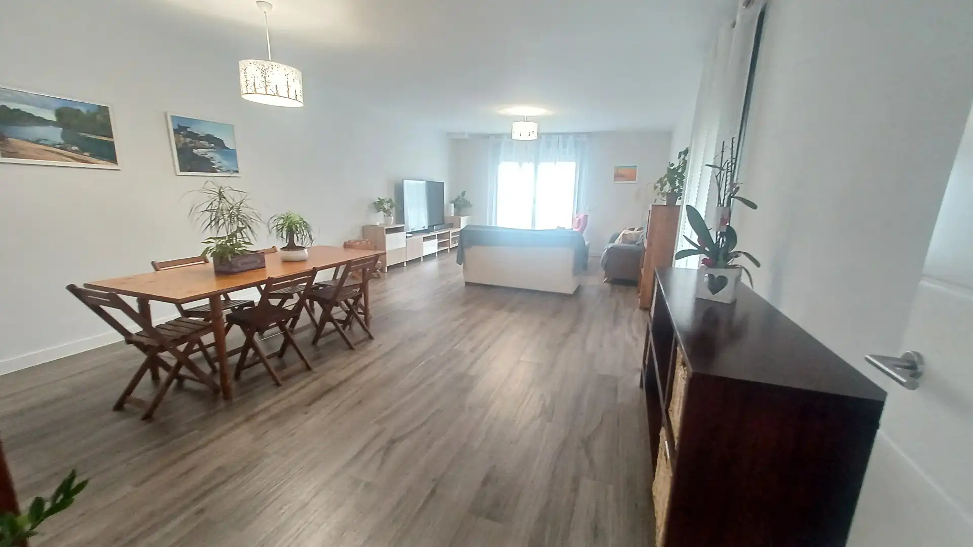 Sala d'estar de Casa adosada en venda en Iglesia - Estación