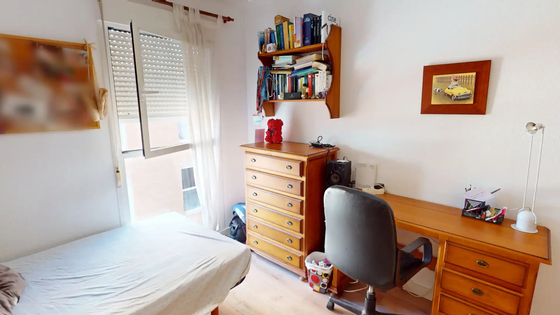 Schlafzimmer von Wohnung zum Verkauf in Sant Joan d'Alacant mit Klimaanlage und Ofen