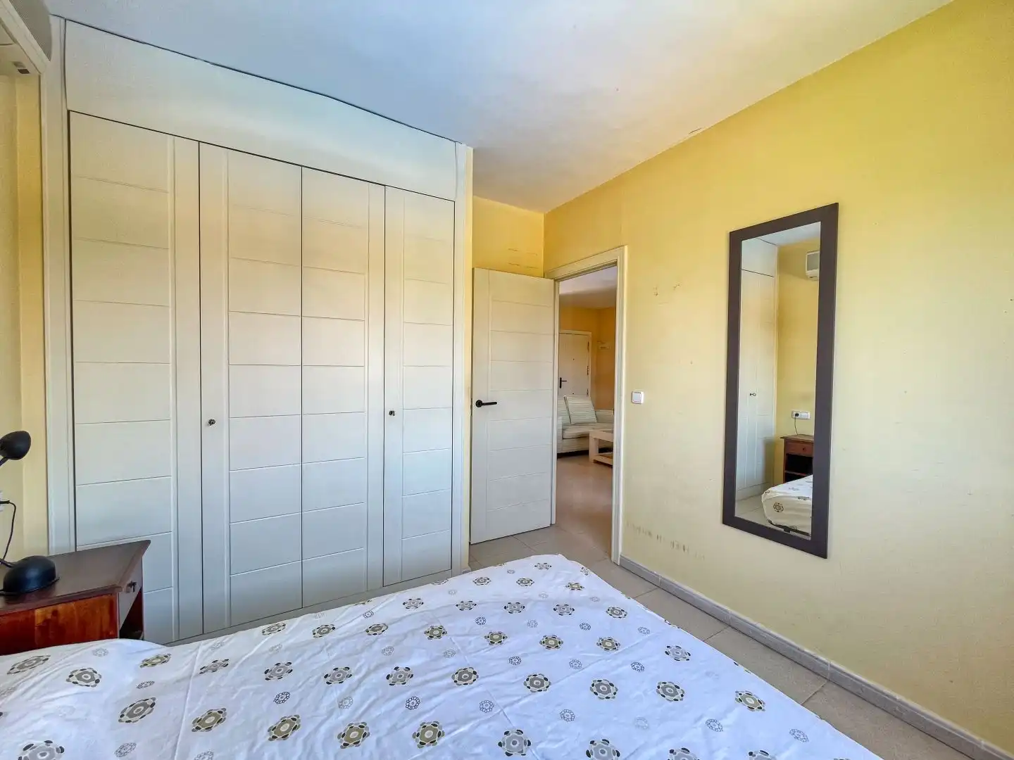 Schlafzimmer von Dachboden zum Verkauf in Dénia mit Klimaanlage, Heizung und Terrasse