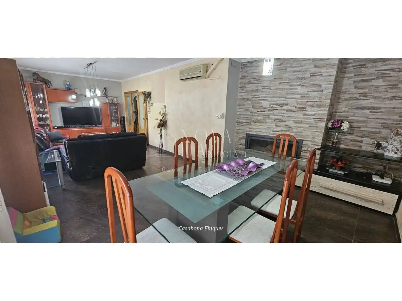 Dining room of Houses for sale in Vic  with Air Conditioner, Heating and Terrace