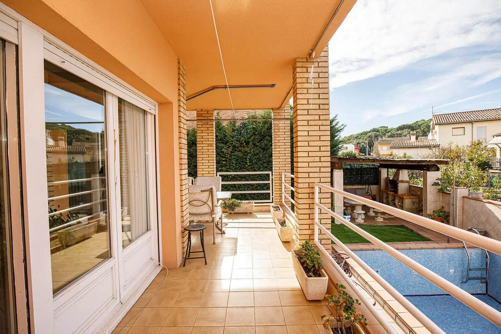Terraza de Casa o chalet en venta en Quart con Aire acondicionado, Jardín privado y Terraza