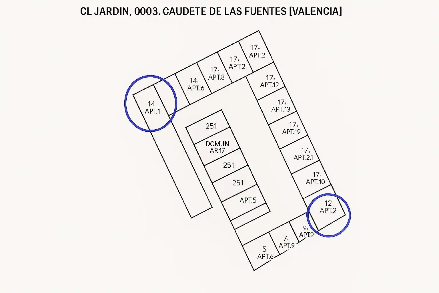Jardín de Garaje en venta en Caudete de las Fuentes