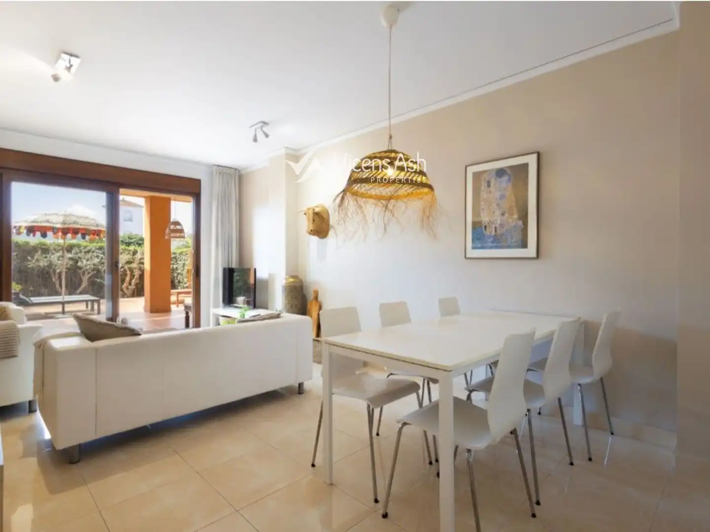 Dining room of Flat for sale in Jávea / Xàbia  with Air Conditioner, Heating and Terrace