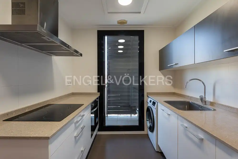 Cuina de Apartament de lloguer en Museros amb Aire condicionat, Calefacció i Parquet