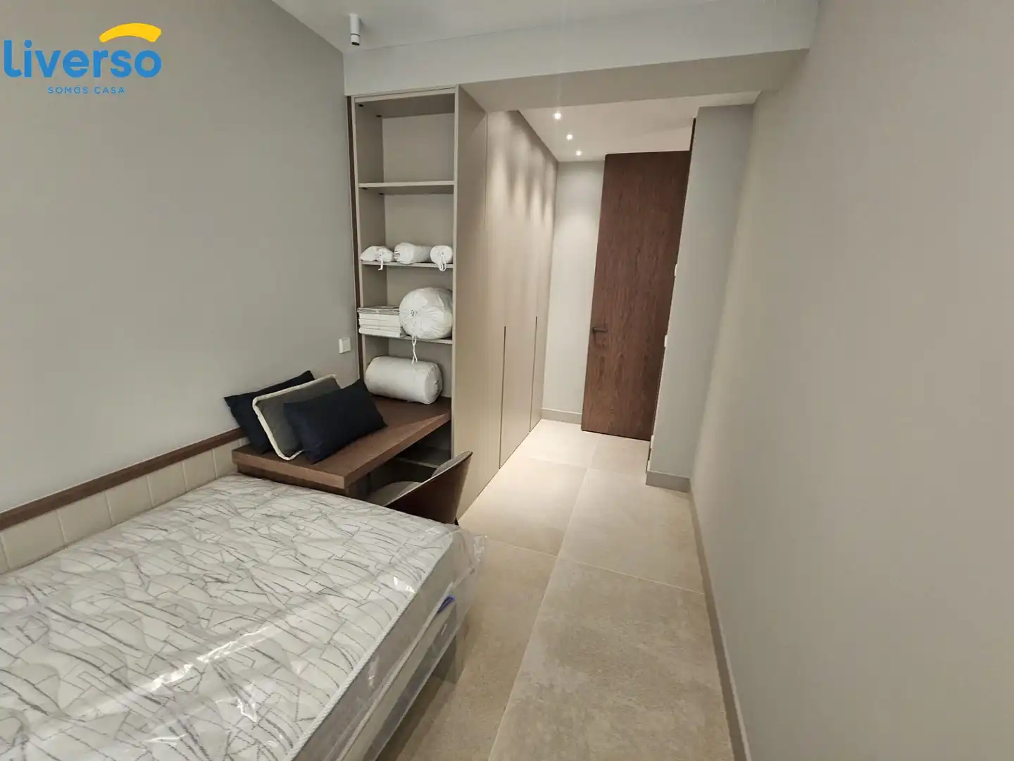 Bedroom of Flat for rent in Burgos  with Heating, Storage room and Furnished
