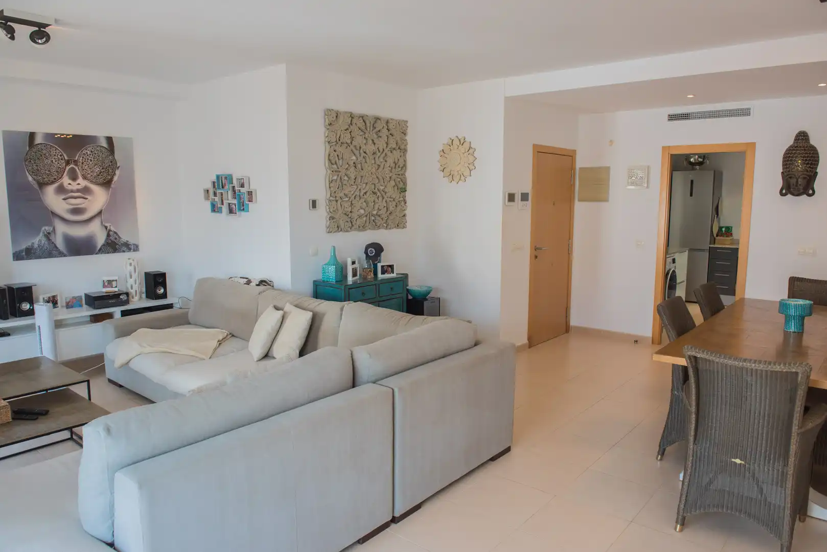 Living room of Apartments for sale in Jávea / Xàbia  with Air Conditioner, Terrace and Balcony