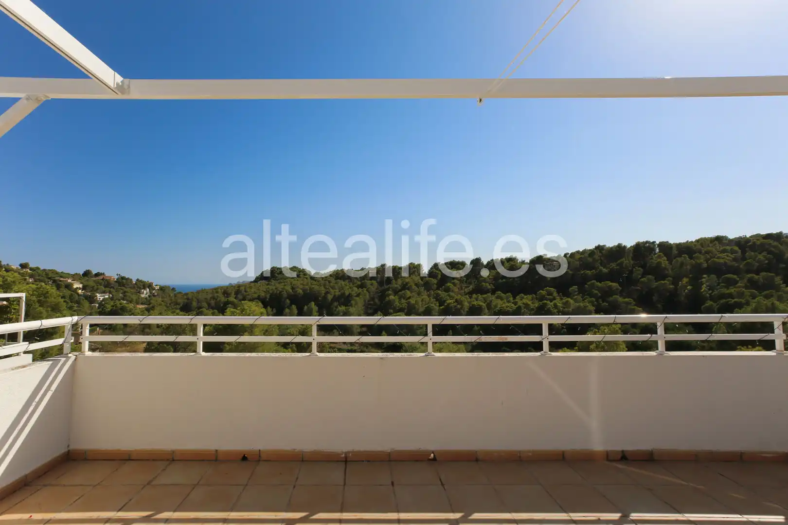 Terrasse von Wohnungen zur Miete in Altea mit Klimaanlage, Heizung und Terrasse