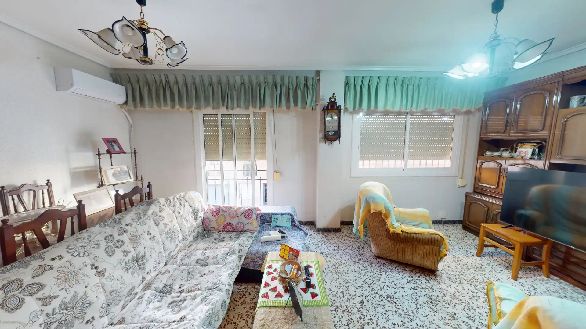 Sala de estar de Piso en venta en Elche / Elx con Aire acondicionado, Calefacción y Terraza