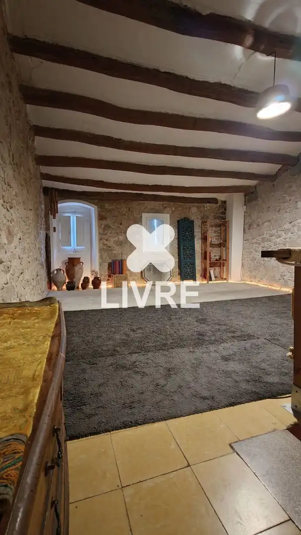 Sala de estar de Casa adosada en venta en Vallirana