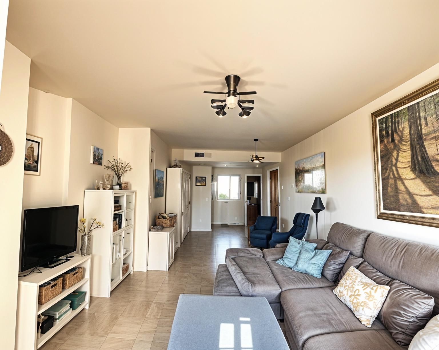 Sala de estar de Ático en venta en Mijas con Trastero y Balcón