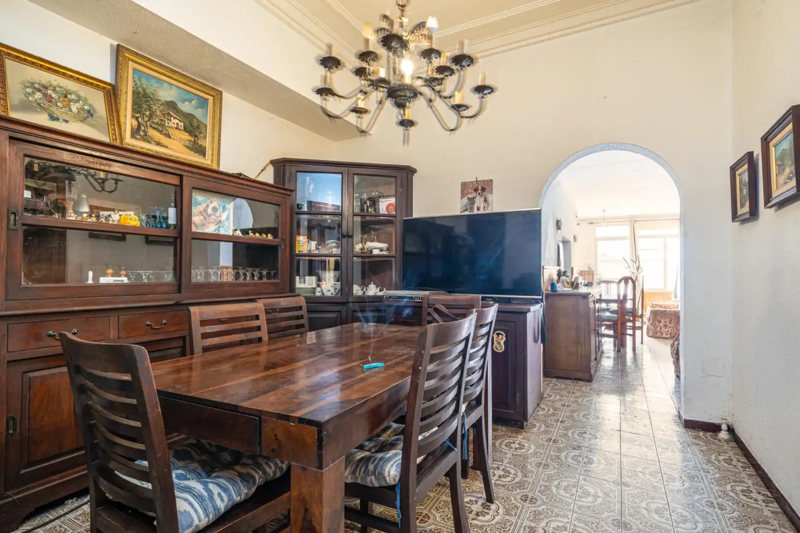 Esszimmer von Erdgeschoss zum Verkauf in Inca mit Terrasse und Balkon