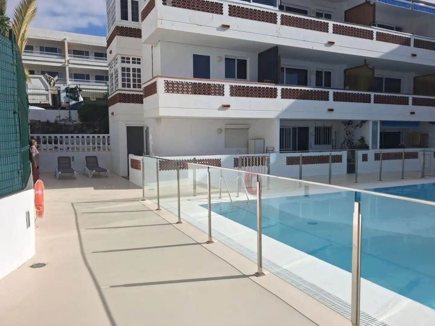 Piscina de Apartamento de alquiler en San Bartolomé de Tirajana con Terraza, Amueblado y Piscina comunitaria