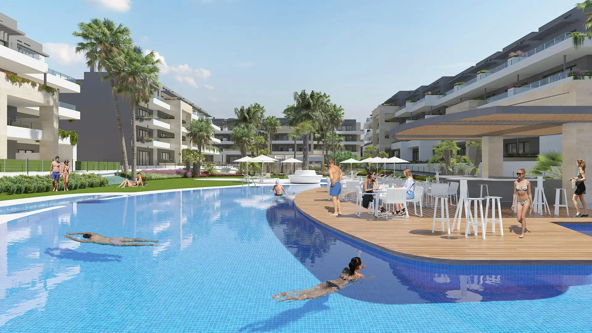Piano terra con piscina in vendita a Orihuela Costa, imagen 17