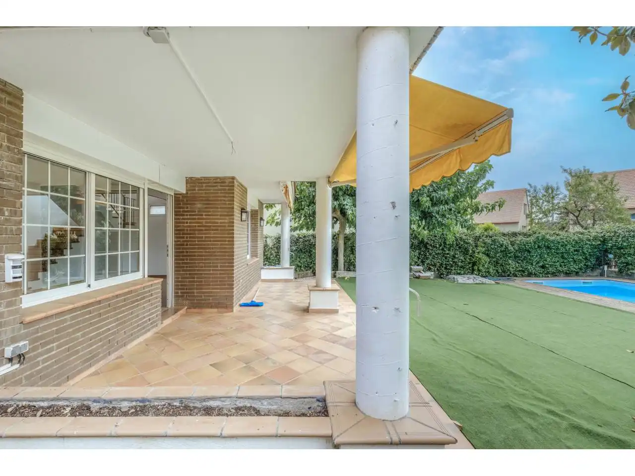 Terraza de Casa o chalet en venta en Matadepera con Calefacción, Jardín privado y Piscina