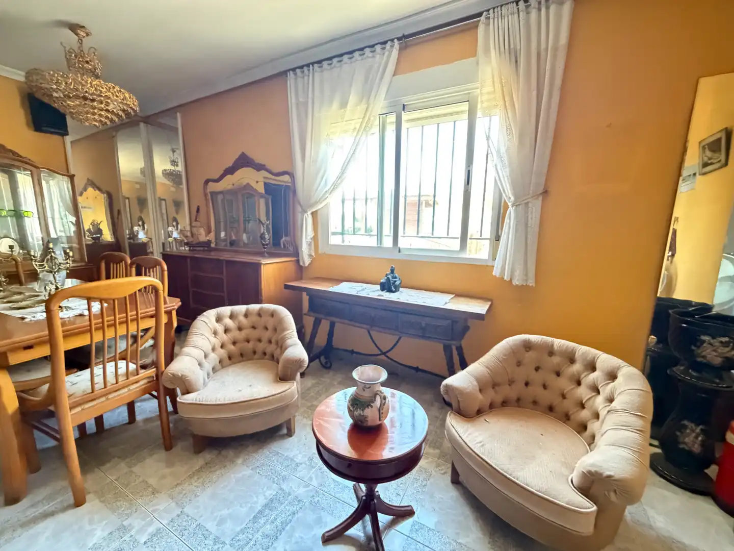 Sala de estar de Casa o chalet en venta en Escalona con Calefacción, Jardín privado y Terraza