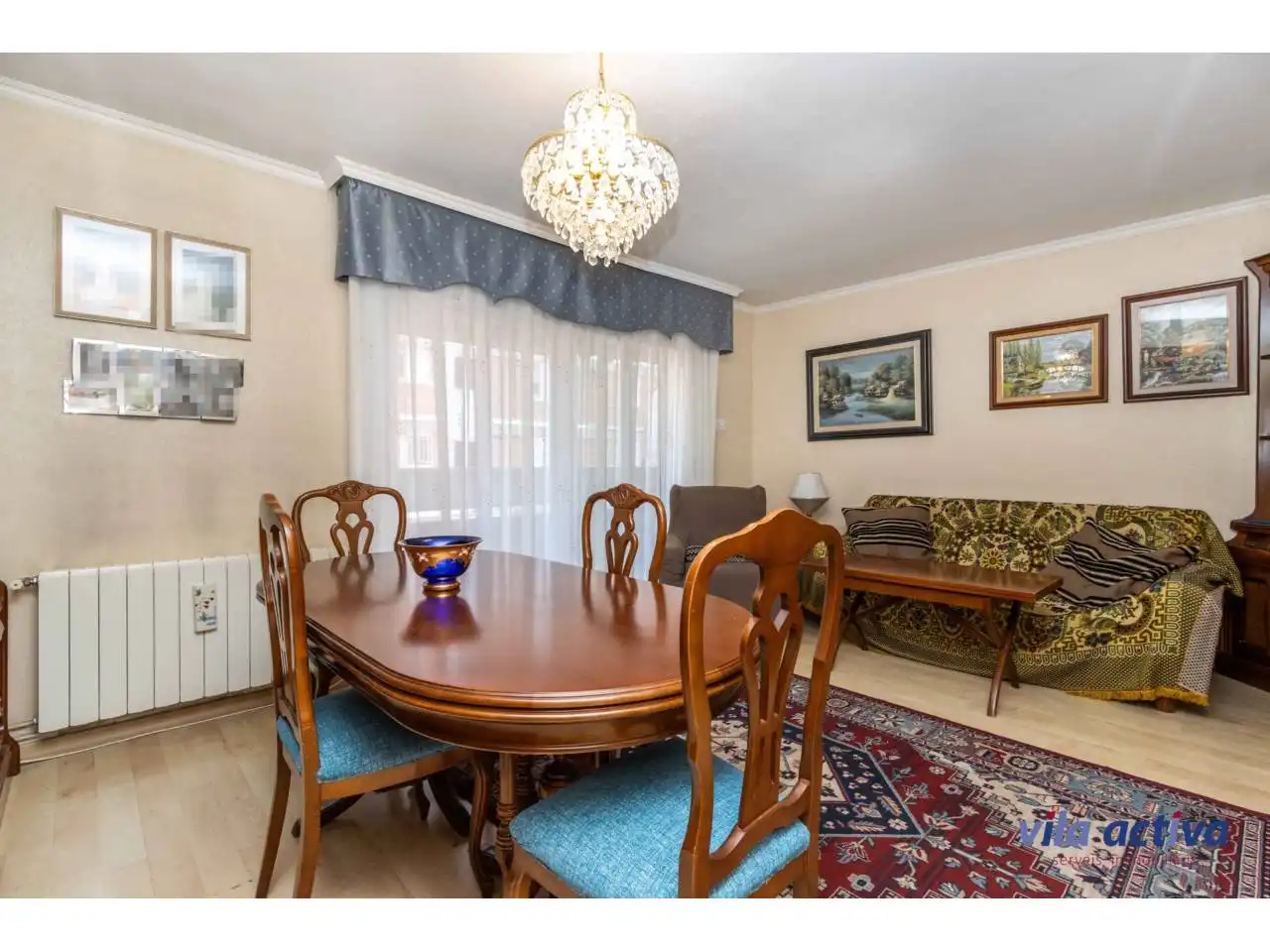 Comedor de Piso en venta en Terrassa con Calefacción, Parquet y Balcón