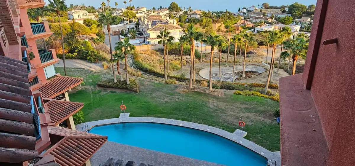 Swimming pool of Attic for sale in Benalmádena  with Air Conditioner, Heating and Furnished