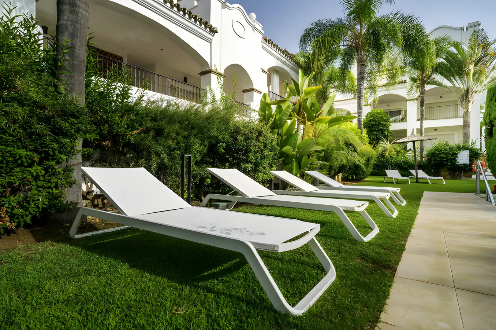 Jardín de Apartamento en venta en Marbella con Aire acondicionado, Terraza y Piscina