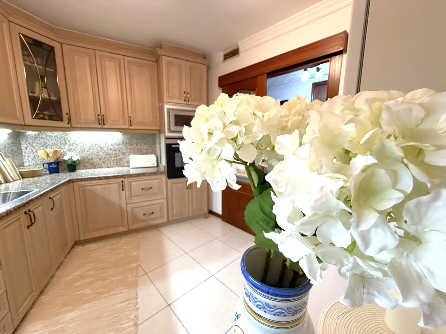 Cocina de Piso de alquiler en Alicante / Alacant con Aire acondicionado, Terraza y Amueblado