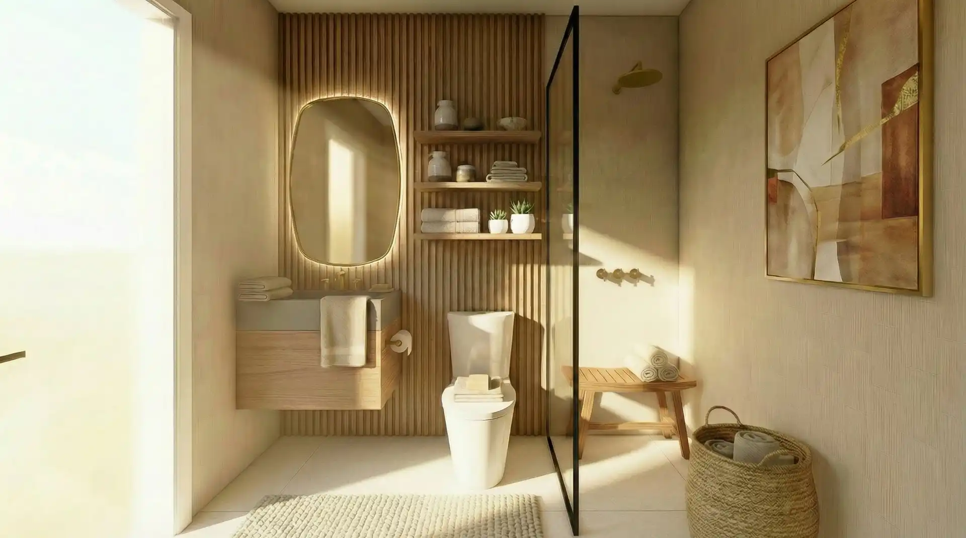 Baño de Dúplex en venta en Sabadell con Aire acondicionado, Calefacción y Parquet