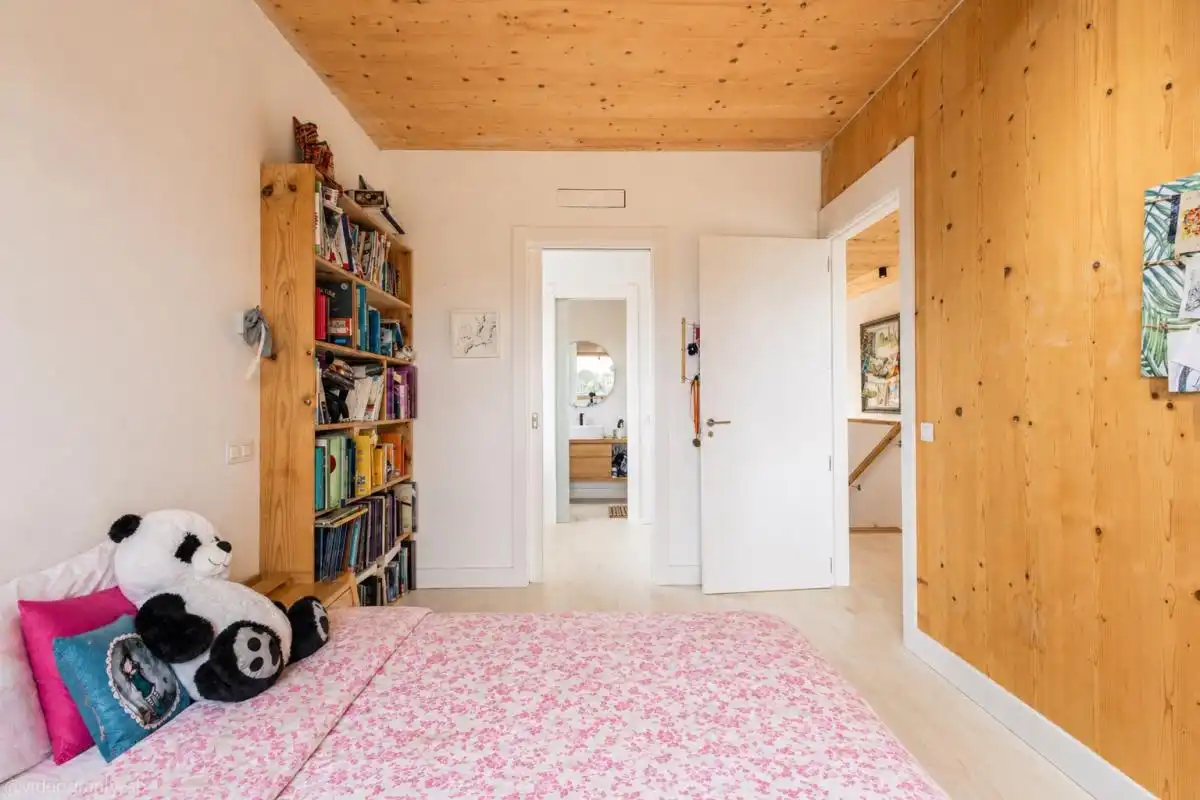 Bedroom of Houses for sale in Villanueva de la Cañada  with Air Conditioner, Heating and Private garden