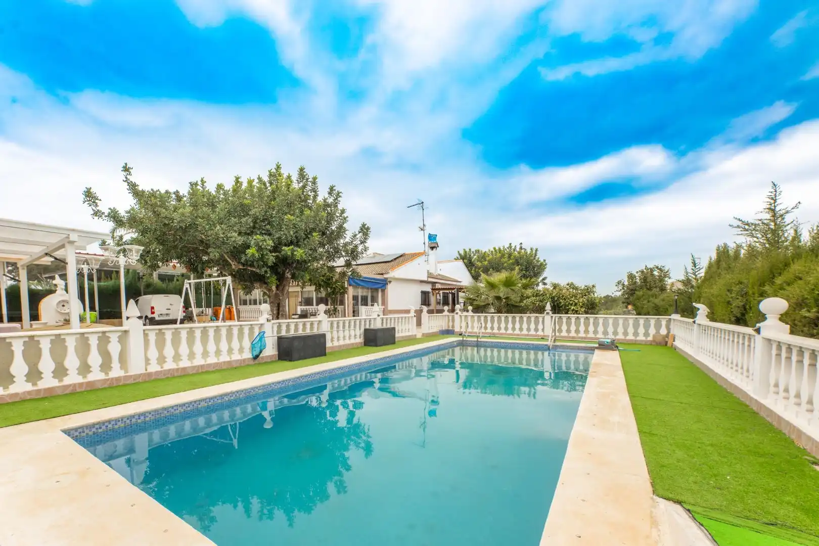 Piscina de Casa o chalet en venta en Turís con Aire acondicionado, Jardín privado y Terraza