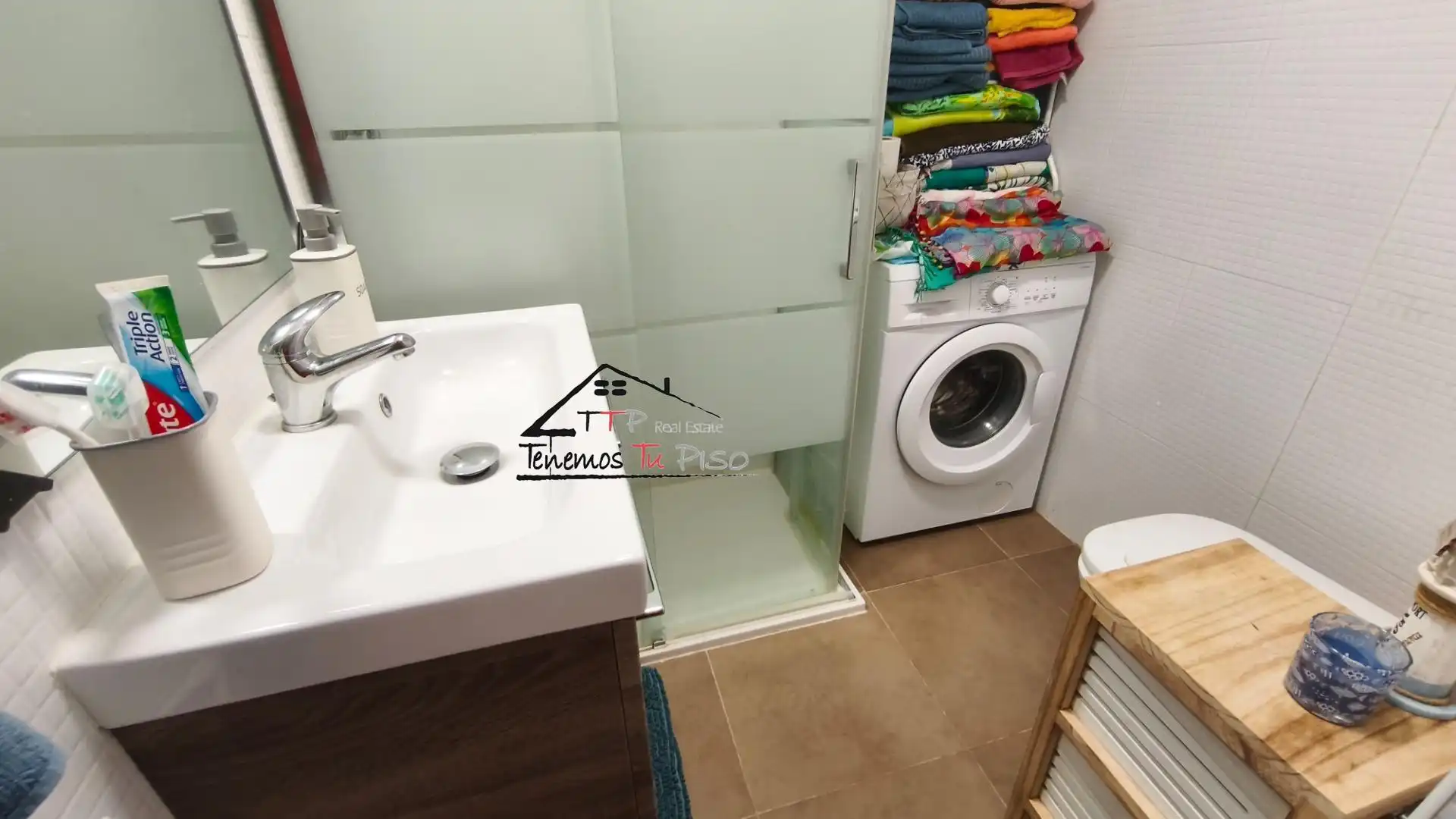 Baño de Apartamento en venta en Benicarló con Aire acondicionado, Calefacción y Jardín privado