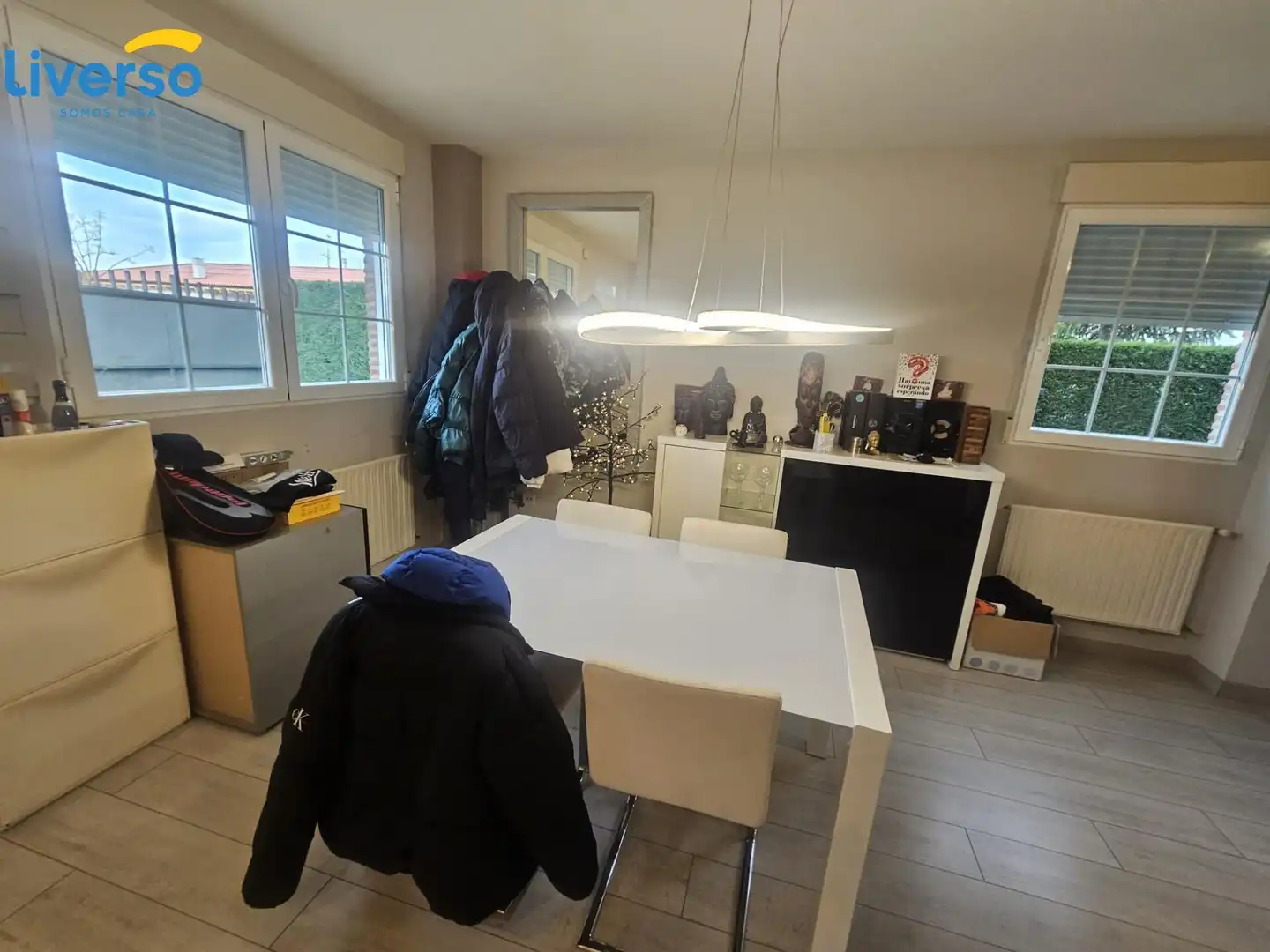 Comedor de Casa o chalet en venta en Castrillo del Val con Calefacción, Parquet y Terraza