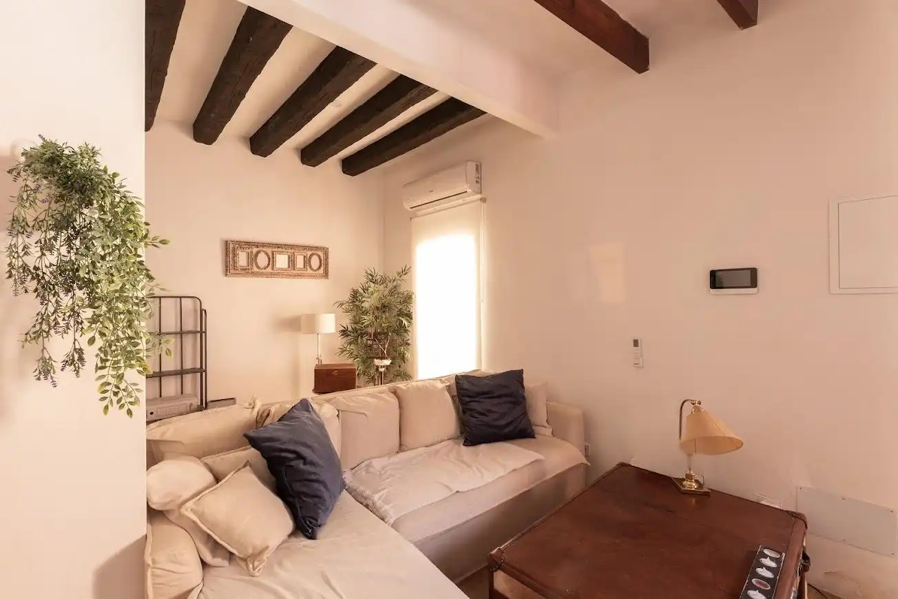 Living room of Houses for sale in Sant Joan  with Air Conditioner, Heating and Private garden