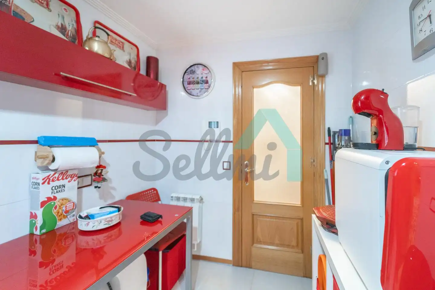 Küche von Wohnung zum Verkauf in Mieres (Asturias) mit Heizung, Abstellraum und Möbliert