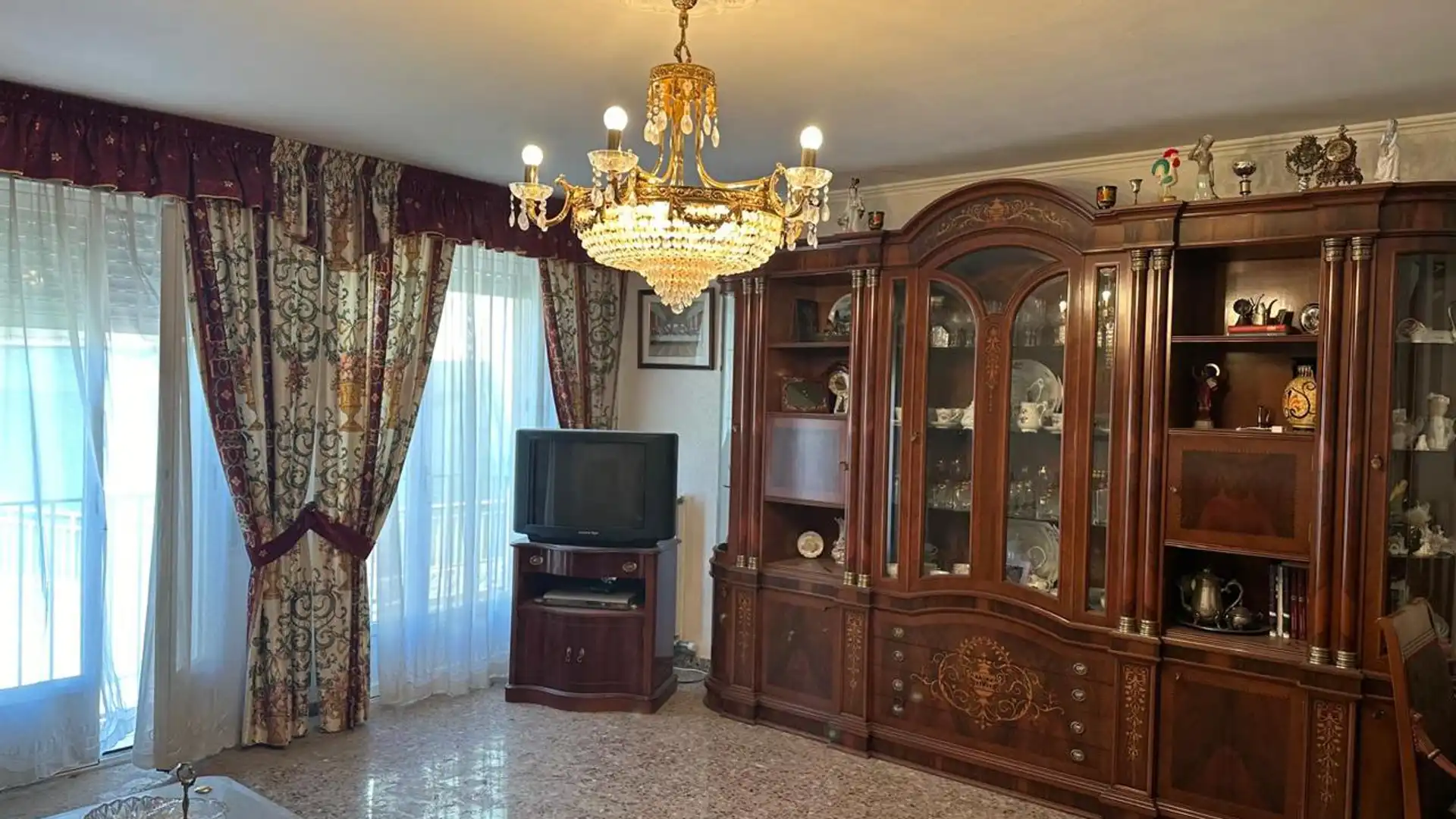 Sala de estar de Piso en venta en Alhama de Aragón con Calefacción, Trastero y Balcón