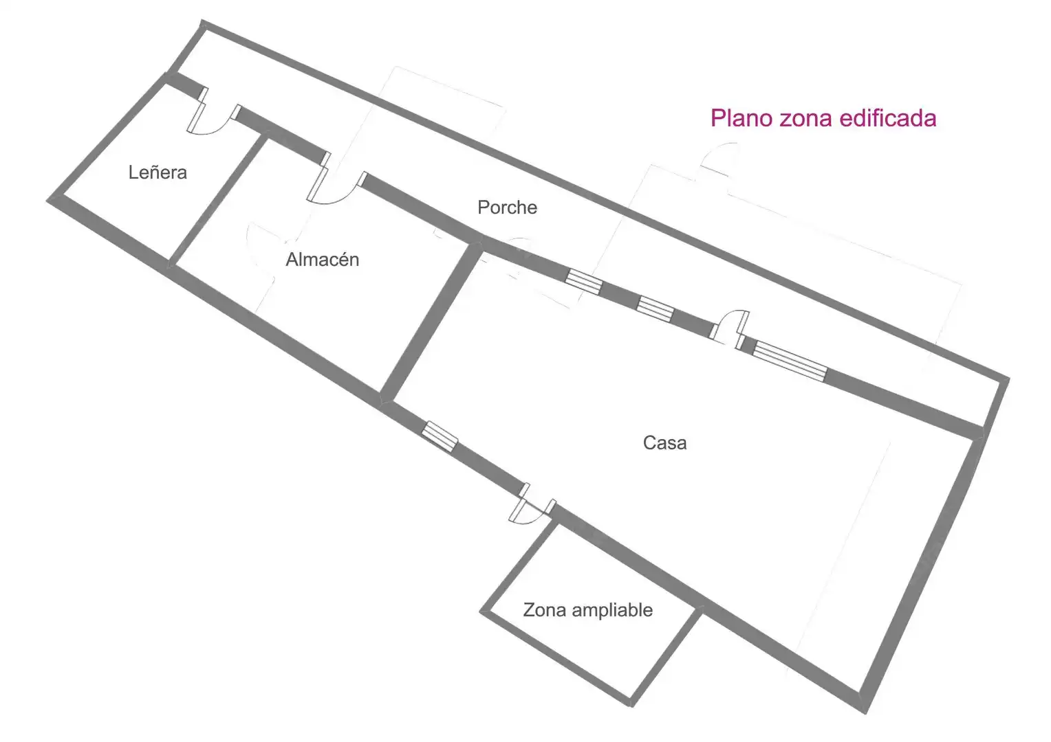 Finca rústica en venta en Monzón con Calefacción, Jardín privado y Terraza
