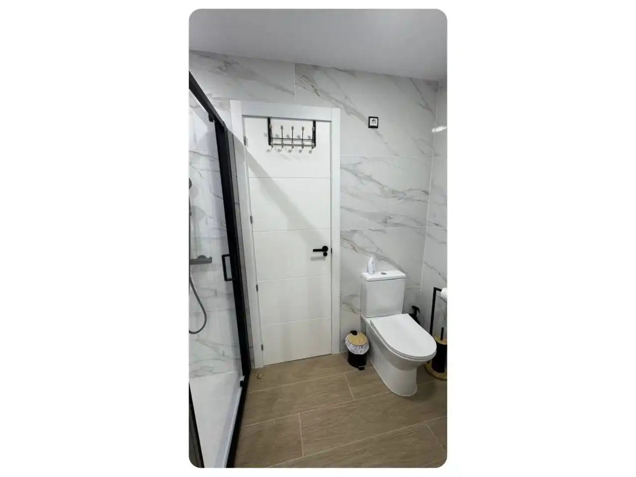 Bathroom of Flat for rent in Roquetas de Mar  with Air Conditioner, Terrace and Furnished