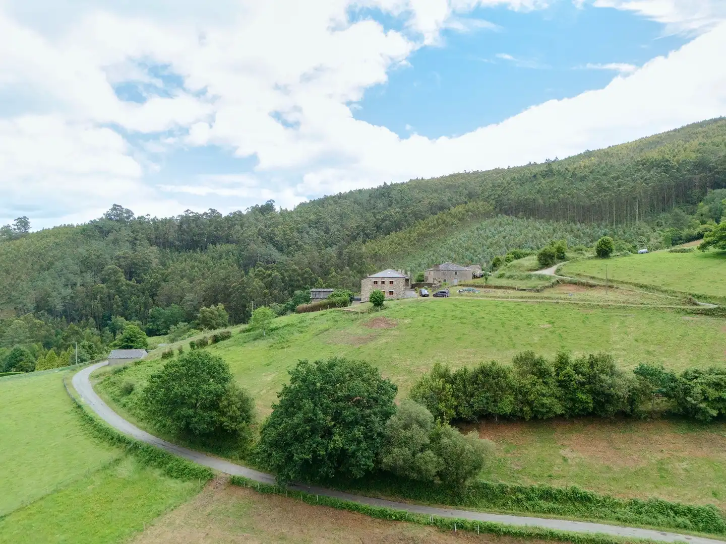 Vista exterior de Casa o chalet en venta en Ourol, Lugo