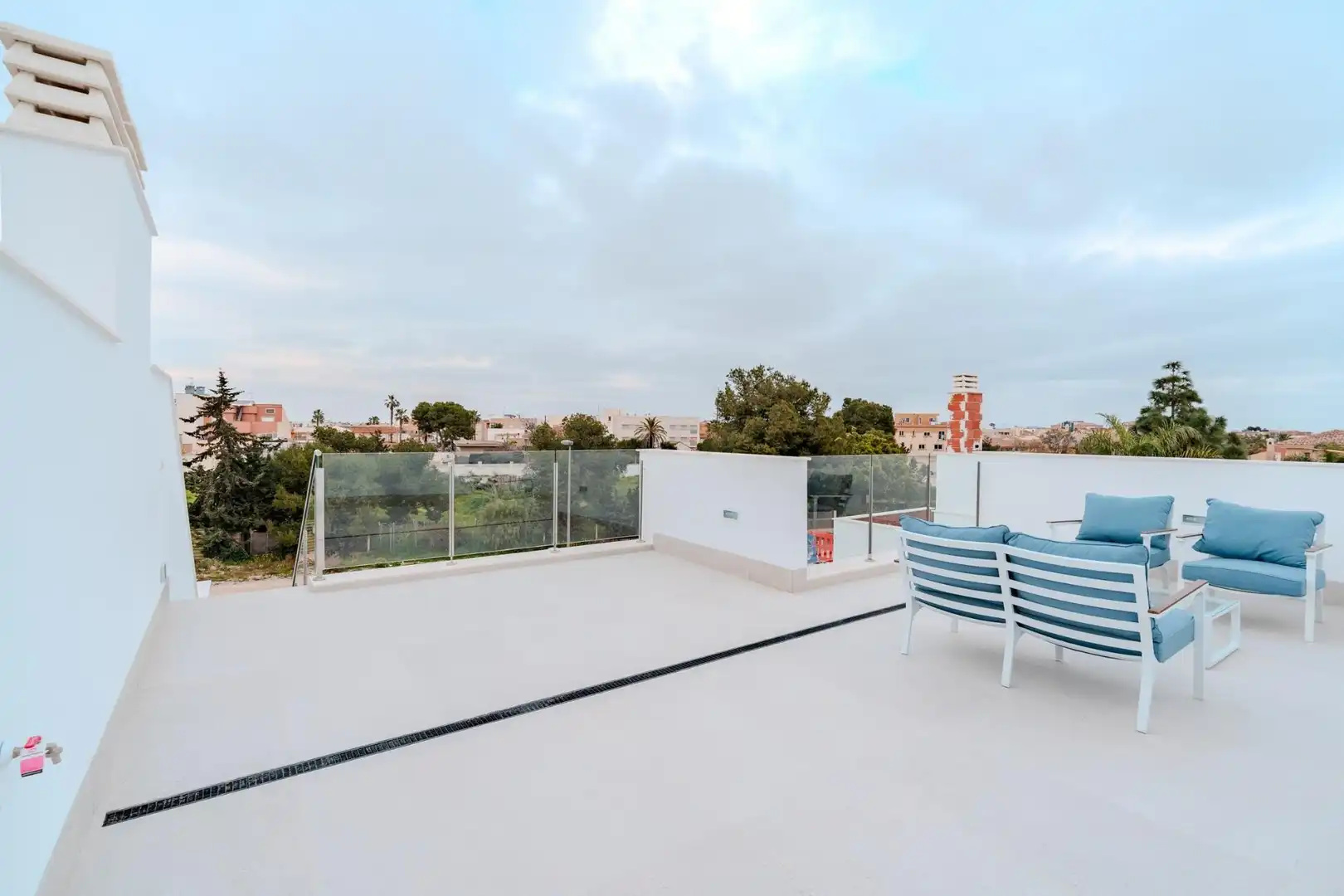 Terrassa de Casa adosada en venda en Los Alcázares amb Aire condicionat, Jardí privat i Terrassa