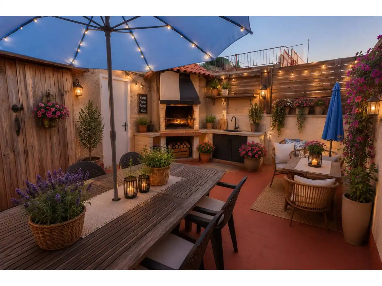 Terrasse von Maisonette zum Verkauf in L'Hospitalet de Llobregat mit Klimaanlage, Heizung und Terrasse