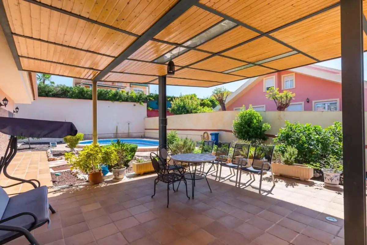 Terrassa de Casa o xalet en venda en Murcia amb Aire condicionat, Calefacció i Jardí privat