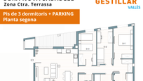 Parking of Flat for sale in Sabadell  with Terrace