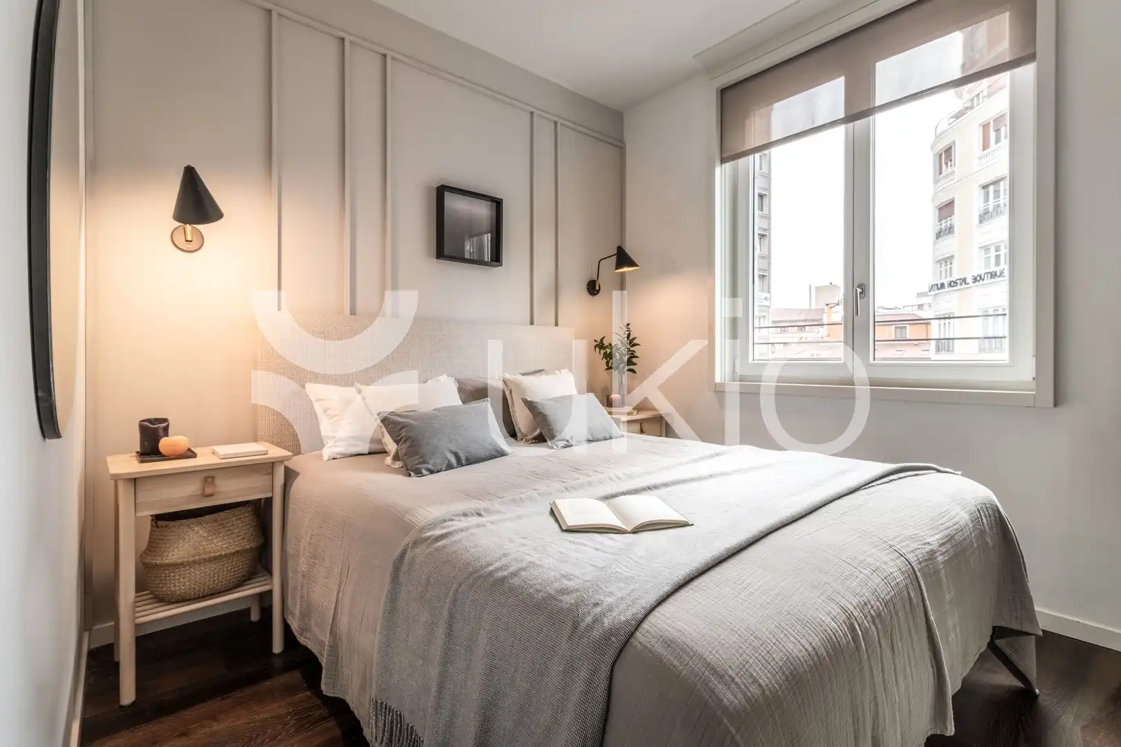 Bedroom of Apartments for rent in Madrid  with Air Conditioner, Heating and Furnished